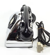 画像17: - 実働品 - Early 1950's U.S.ARMY Chromed Telephone 【BLACK × SILVER】 (17)