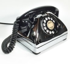 画像9: - 実働品 - Early 1950's U.S.ARMY Chromed Telephone 【BLACK × SILVER】 (9)