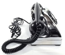 画像10: - 実働品 - Early 1950's U.S.ARMY Chromed Telephone 【BLACK × SILVER】 (10)