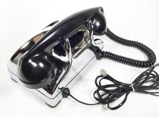 画像16: - 実働品 - Early 1950's U.S.ARMY Chromed Telephone 【BLACK × SILVER】 (16)