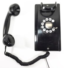 画像5: - 実働品 - 1940's "Western Electric" Art-Deco Wall Telephone (5)