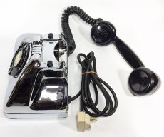 画像18: - 実働品 - Early 1950's U.S.ARMY Chromed Telephone 【BLACK × SILVER】 (18)