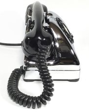 画像10: - 実働品 - Early 1950's U.S.ARMY Chromed Telephone 【BLACK × SILVER】 (10)