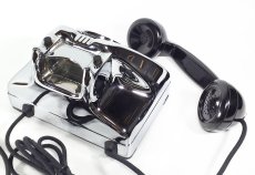 画像13: - 実働品 - （ひかり電話可） Early 1950's U.S.ARMY Chromed Telephone 【BLACK × SILVER】 (13)