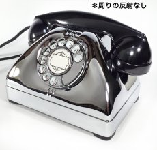 画像5: - 実働品 - （ひかり電話可） Early 1950's U.S.ARMY Chromed Telephone 【BLACK × SILVER】 (5)