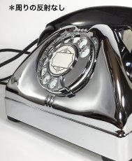 画像4: - 実働品 - （ひかり電話可） Early 1950's U.S.ARMY Chromed Telephone 【BLACK × SILVER】 (4)