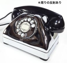 画像6: - 実働品 - （ひかり電話可） Early 1950's U.S.ARMY Chromed Telephone 【BLACK × SILVER】 (6)