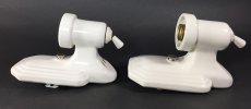 画像11: 1930-40's "2-way" Porcelain Bathroom Lamp【PAIR】 (11)