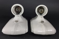 画像8: 1930-40's "2-way" Porcelain Bathroom Lamp【PAIR】 (8)