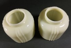 画像18: 1930-40's "2-way" Porcelain Bathroom Lamp【PAIR】 (18)