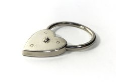 画像4:  1940's  ♡Heart Shaped♡ Advertising Key Ring 【箱付きDEAD-STOCK】 (4)