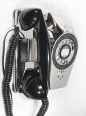 画像14: - 実働品 - （ひかり電話可） 1940's U.S.ARMY "2-Way" Chromed Telephone【BLACK × SILVER】 (14)