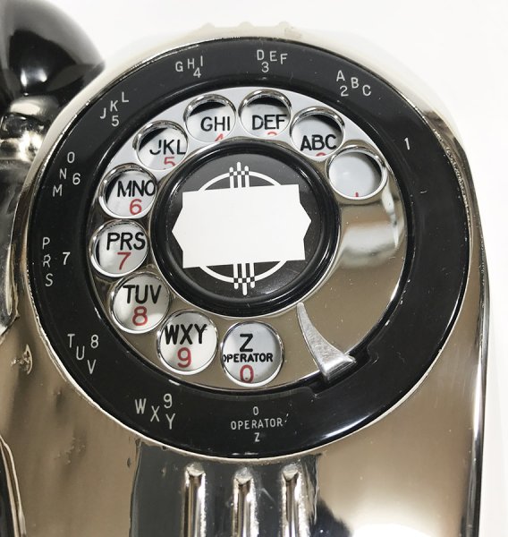 画像6: - 実働品 - （ひかり電話可） 1940's U.S.ARMY "2-Way" Chromed Telephone  ★BLACK × SILVER★ (6)