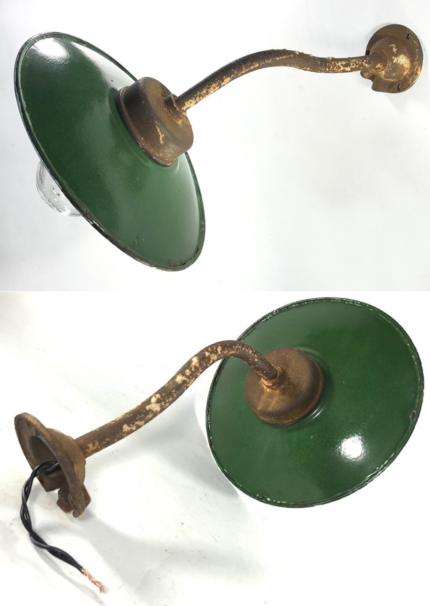 画像4: 1930-40's French Country "Swan Neck" Outside Light (4)