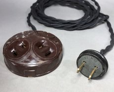 画像3: 1930's "SNAPIT" Extension Cord (3)