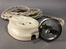 画像3: 1930's "Art-Deco" Extension Cord (3)