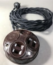 画像1: 1930's "SNAPIT" Extension Cord (1)