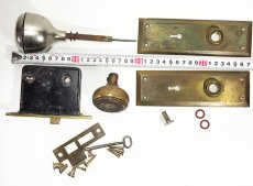 画像8: Early-1900's【BELL】built-in Bell Doorknob "COMPLETE" set (8)