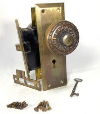 画像3: Early-1900's【BELL】built-in Bell Doorknob "COMPLETE" set (3)