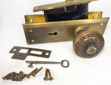 画像5: Early-1900's【BELL】built-in Bell Doorknob "COMPLETE" set (5)