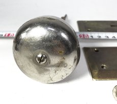 画像10: Early-1900's【BELL】built-in Bell Doorknob "COMPLETE" set (10)