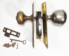 画像7: Early-1900's【BELL】built-in Bell Doorknob "COMPLETE" set (7)