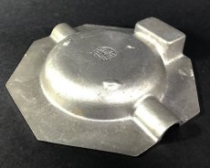 画像4: 1920-30's "ADVERTISING" Cast Aluminum Ashtray (4)