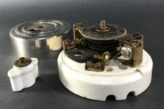 画像10: "特大" 1910-20's【H&H Mfg Co.】Porcelain Rotary Switch  (10)