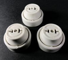 画像3: 1910-20's【H&H Mfg Co.】Porcelain outlets (3)