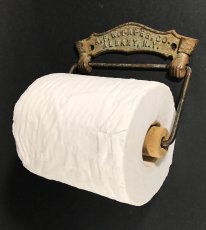 画像2: 1884 N.Y.【A.P.W PAPER CO. N.Y.】Cast Iron Toilet Paper Holder (2)