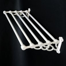 画像10: 1900-20's Cast-Iron "Train" Bathroom Rack/Shelf (10)