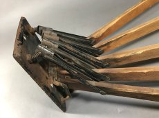 画像6: 1900-20's "WOOD" Wall Mount Clothes Rack (6)