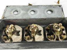 画像7: 1930-40's "Triple" Iron×Brass Toggle Switch (7)