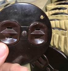 画像14: ＊残り14個＊ 1930-40's Art Deco "G.E." Bakelite Outlet  【デッドストック（バラ売り）】 (14)