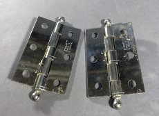 画像2: 1920-30's "Ball Tip" Cabinet Hinges (2)