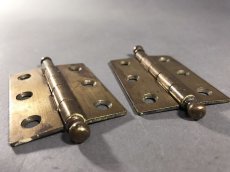 画像4: 1920-30's "Ball Tip" Cabinet Hinges (4)