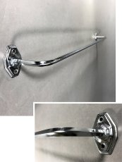 画像1: 1950-60's Chrome Steel Towel Bar (1)