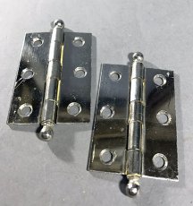 画像1: 1920-30's "Ball Tip" Cabinet Hinges (1)