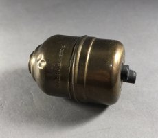 画像2: 1920's Brass Pendant Light Switch (2)