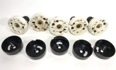 画像3: 1920-30's Porcelain Rotary "BLACK×WHITE" Switch 【Dead-Stock】  (3)