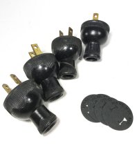 画像1: 4-set "Hard Rubber" Elactric Plugs (1)