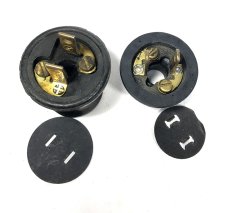 画像2: 2-set "Hard Rubber" Elactric Plugs【一個は特大】 (2)