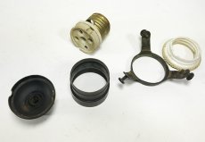 画像4: 1910-30's "European Made" E26 Thread Lamp Socket (4)