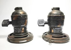 画像2: 1900〜1910's【H.T.Paiste Co.】2-Lamp Sockets (2)