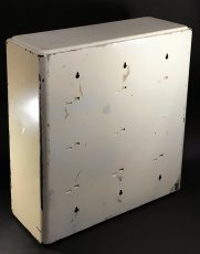 画像20: 1940's French "Shabby" Steel Bathroom Medicine Cabinet (20)