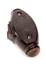 画像1: 1930's "SNAPIT" Brown Bakelite Switch  (1)