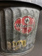 画像2: Early-1940's "Wheeling" MINI Garbage Can  (2)