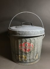 画像1: Early-1940's "Wheeling" MINI Garbage Can  (1)