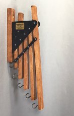 画像2: 1920-30's "Holds more Hanger" Wood＆STEEL Folding Hanger (2)