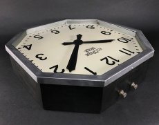 画像11: 1930's French Art Déco "BRILLIE" Wall Clock 【特大です】 (11)